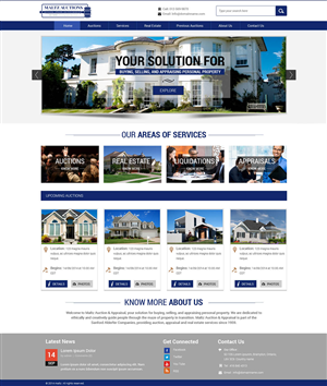 WordPress-Design von ASL Global für AuctionServices.com, Inc. | Design #4523372