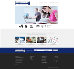 WordPress-Design von aarsita für AuctionServices.com, Inc. | Design #4498690