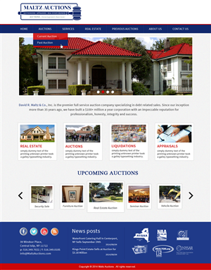 Wordpress Design by Creative X Designs for AuctionServices.com, Inc. | Design: #4520894