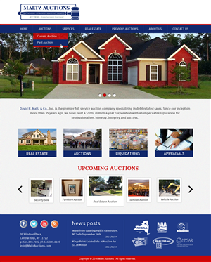Wordpress Design by Creative X Designs for AuctionServices.com, Inc. | Design: #4521015