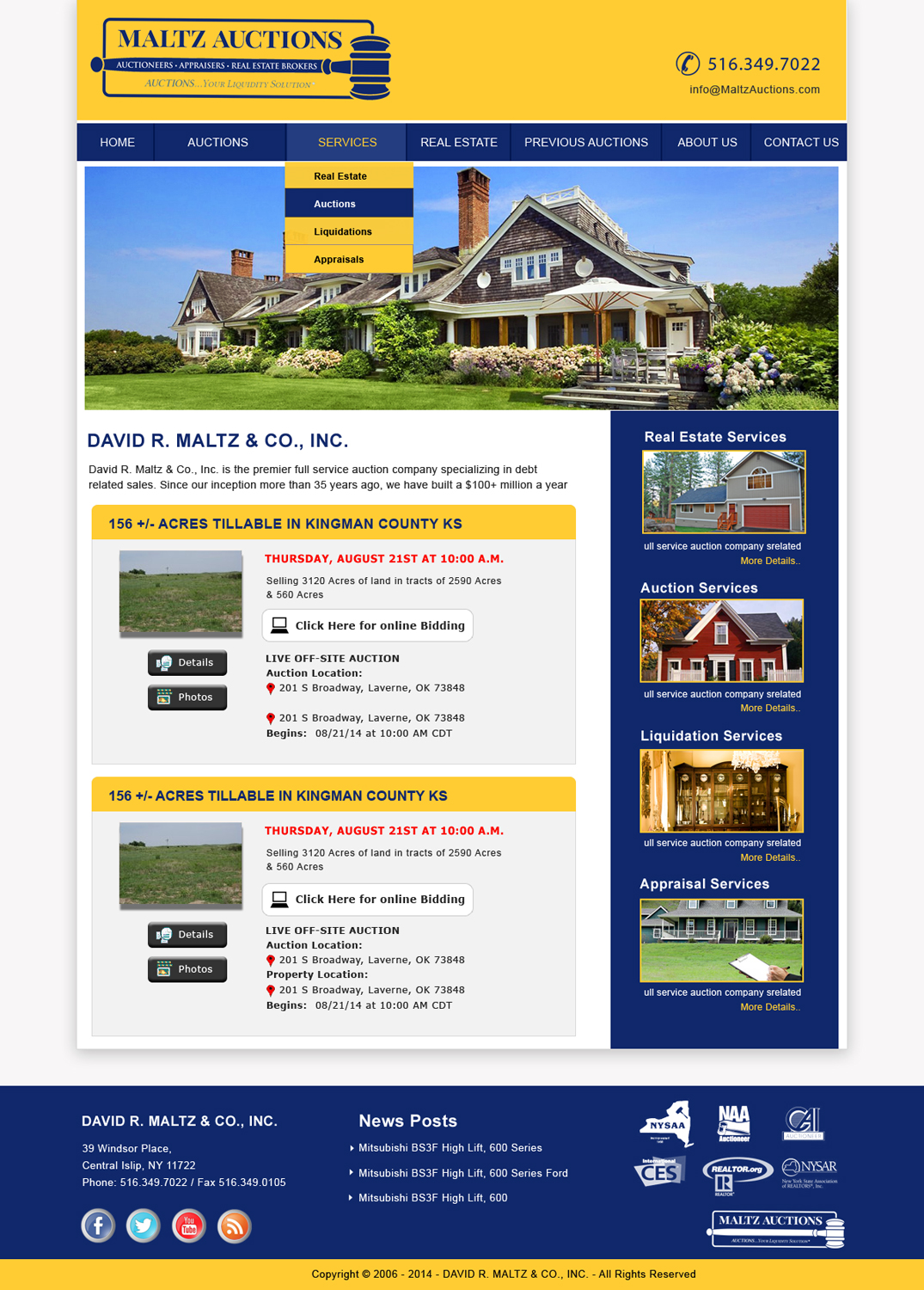 Wordpress Design by Creative X Designs for AuctionServices.com, Inc. | Design #4525823