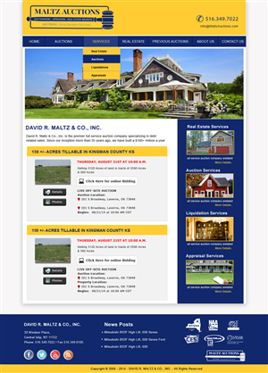 Wordpress Design by Creative X Designs for AuctionServices.com, Inc. | Design: #4525823