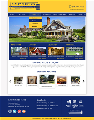 Wordpress Design by Creative X Designs for AuctionServices.com, Inc. | Design: #4526272