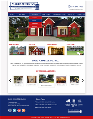 Wordpress Design by Creative X Designs for AuctionServices.com, Inc. | Design: #4526566