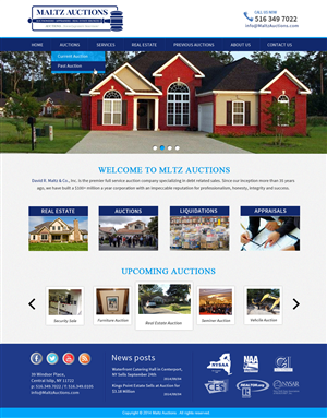 Wordpress Design by Creative X Designs for AuctionServices.com, Inc. | Design: #4527453