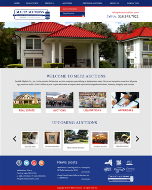 Wordpress Design by Creative X Designs for AuctionServices.com, Inc. | Design: #4527691