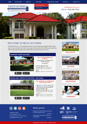 Wordpress Design by Creative X Designs for AuctionServices.com, Inc. | Design: #4527854