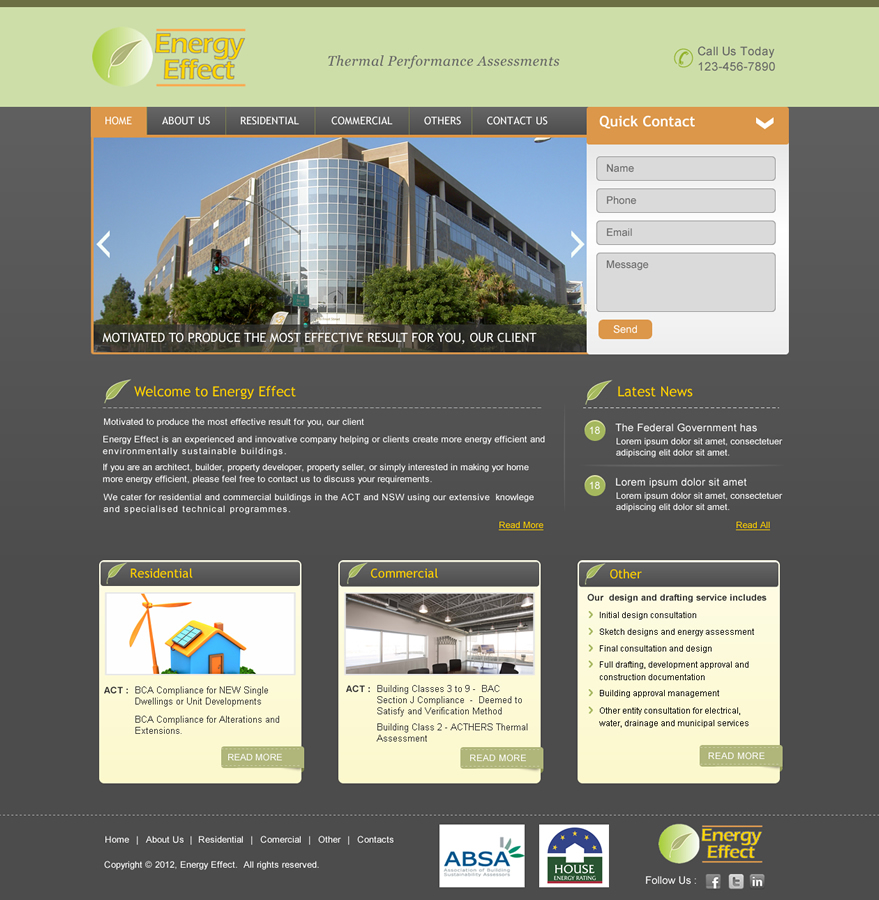 Web Design by Sbss for this project | Design #1292397