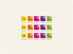 Icon Design Project: Create 5 icons to represent our companies 5 sectors. | Diseño Con Ícono por Atvento Graphics