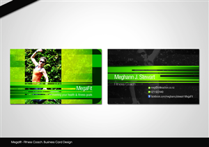 Megafit - Fitness Coach. Needs a Business Card Design that I can also use for other advertising | Diseño de Tarjeta de Presentación por disign