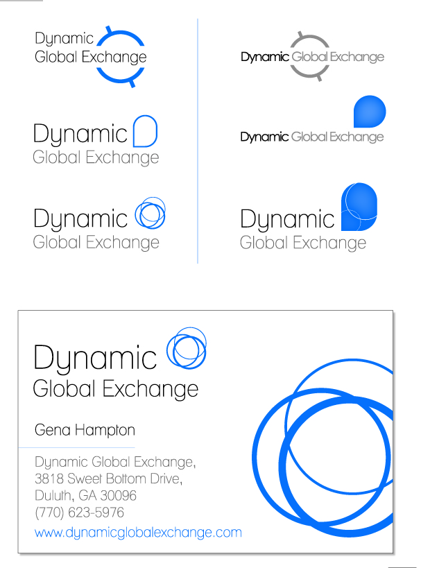 Logo Design by PC Design for Dynamic Global Exchange | Design #5427