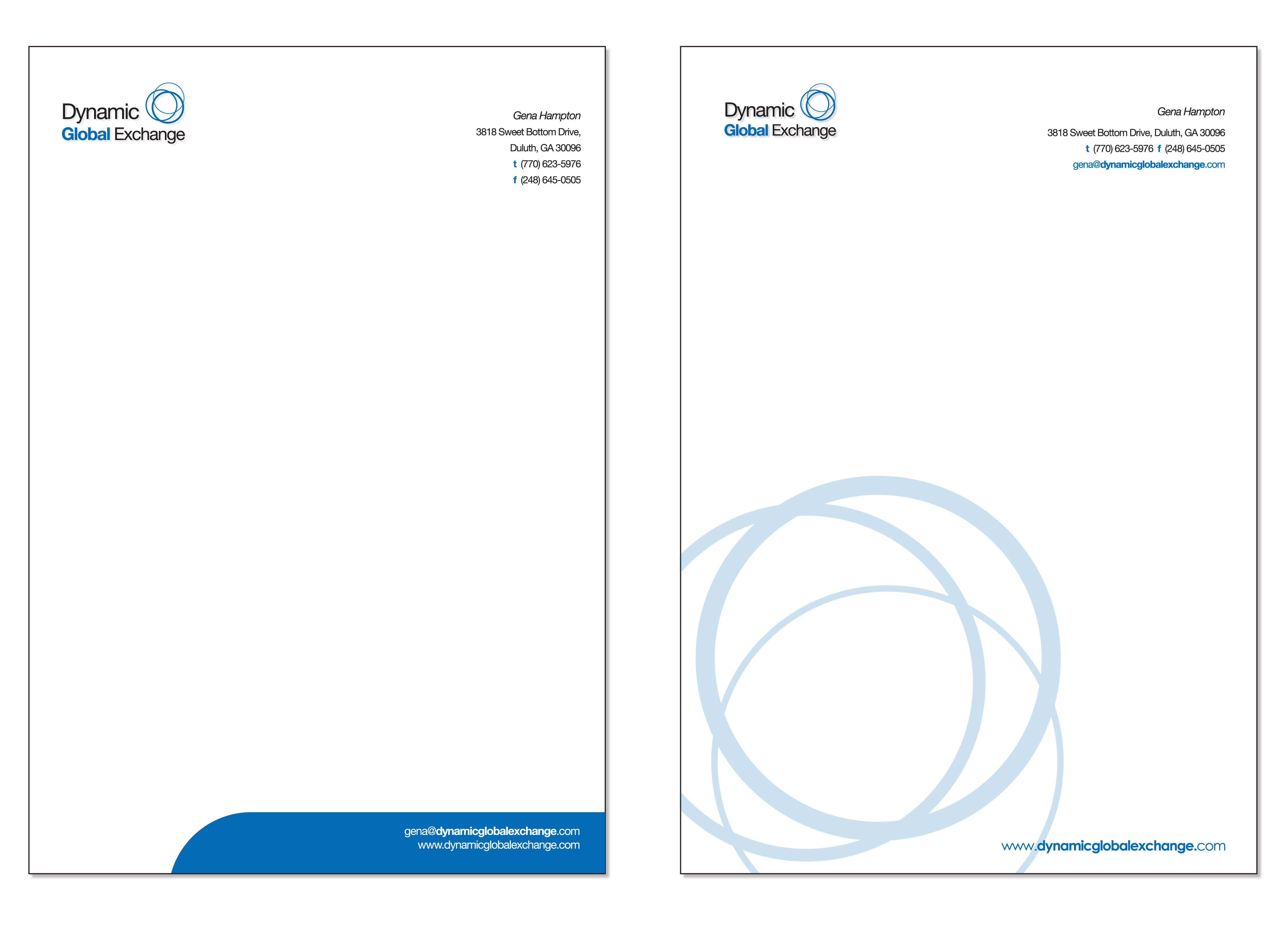 Logo Design by PC Design for Dynamic Global Exchange | Design #5627