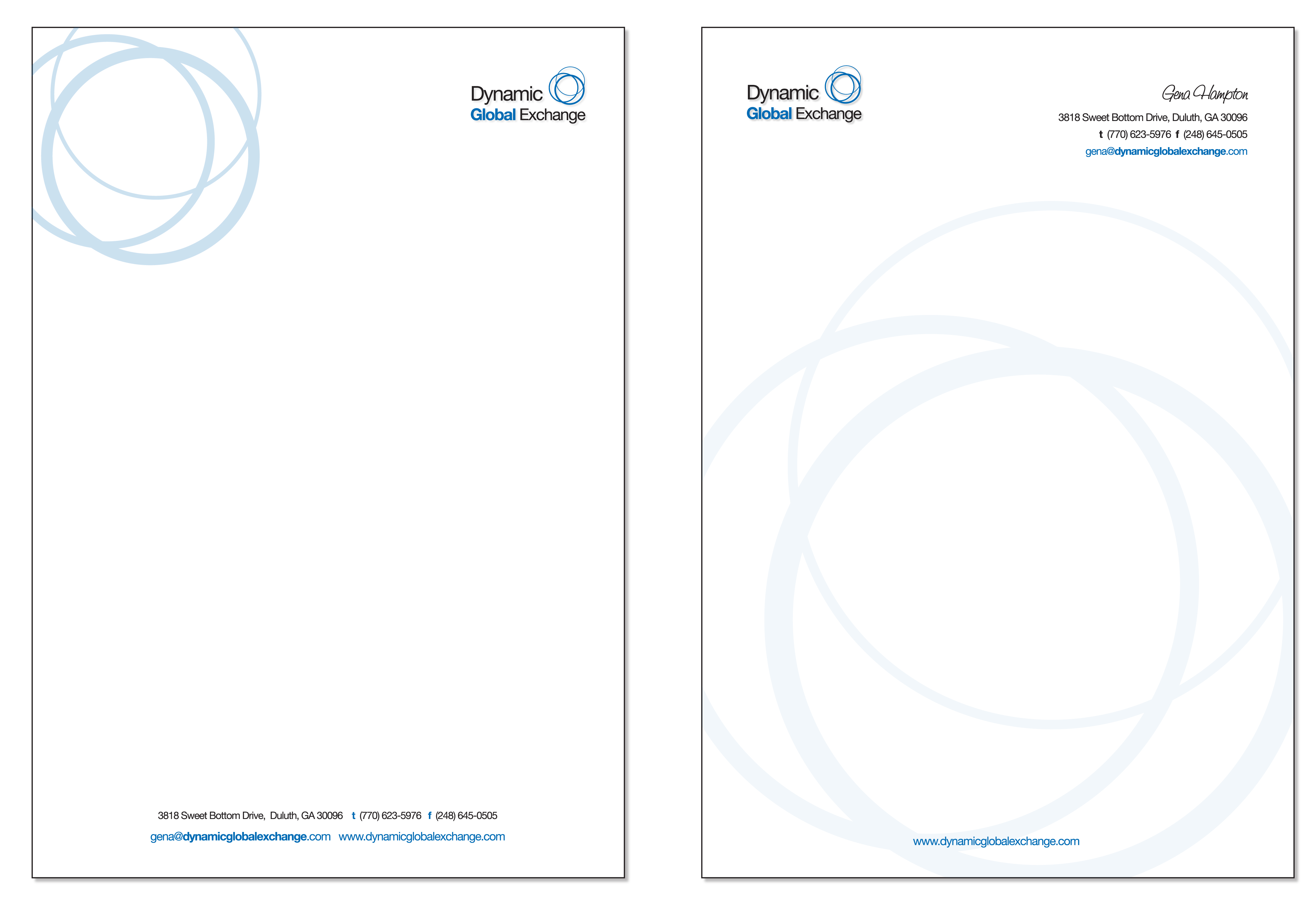 Logo Design by PC Design for Dynamic Global Exchange | Design #5628