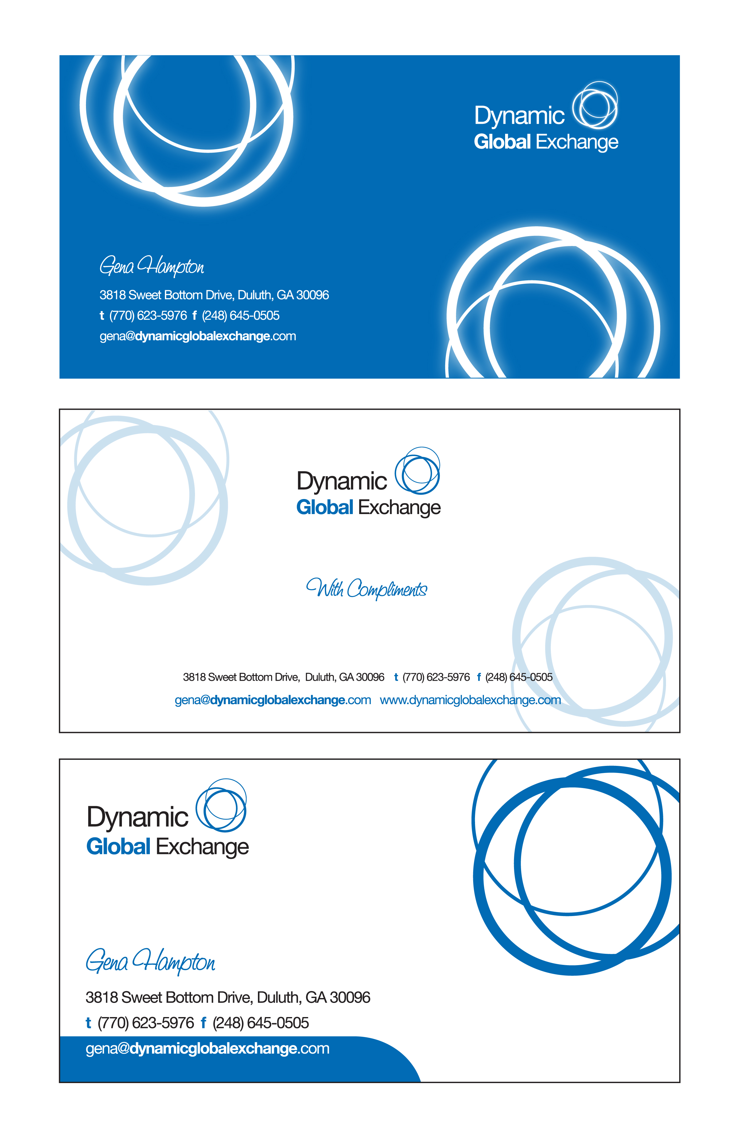 Logo Design by PC Design for Dynamic Global Exchange | Design #5629