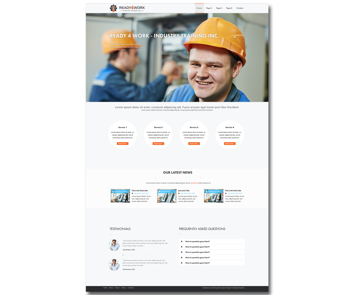 Web Design by AizerDS for this project | Design #4543209
