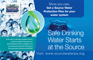 Drinking Water Protection Postcard Series | Postkarten-Design von INGA DESIGN