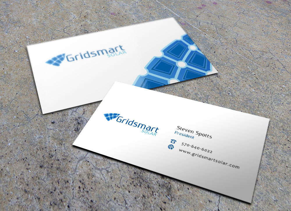 Business Card Design by Eggo May P for Gridsmart Solar | Design #4492099