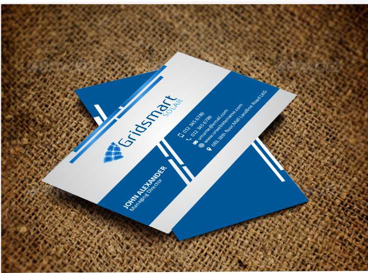 Business Card Design by AwsomeD for Gridsmart Solar | Design #4499342