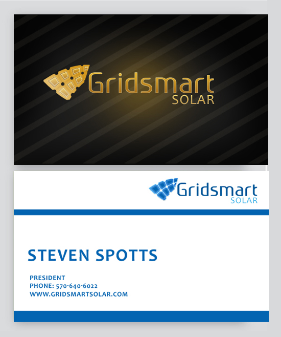 Business Card Design by Xyper_Design for Gridsmart Solar | Design #4496967
