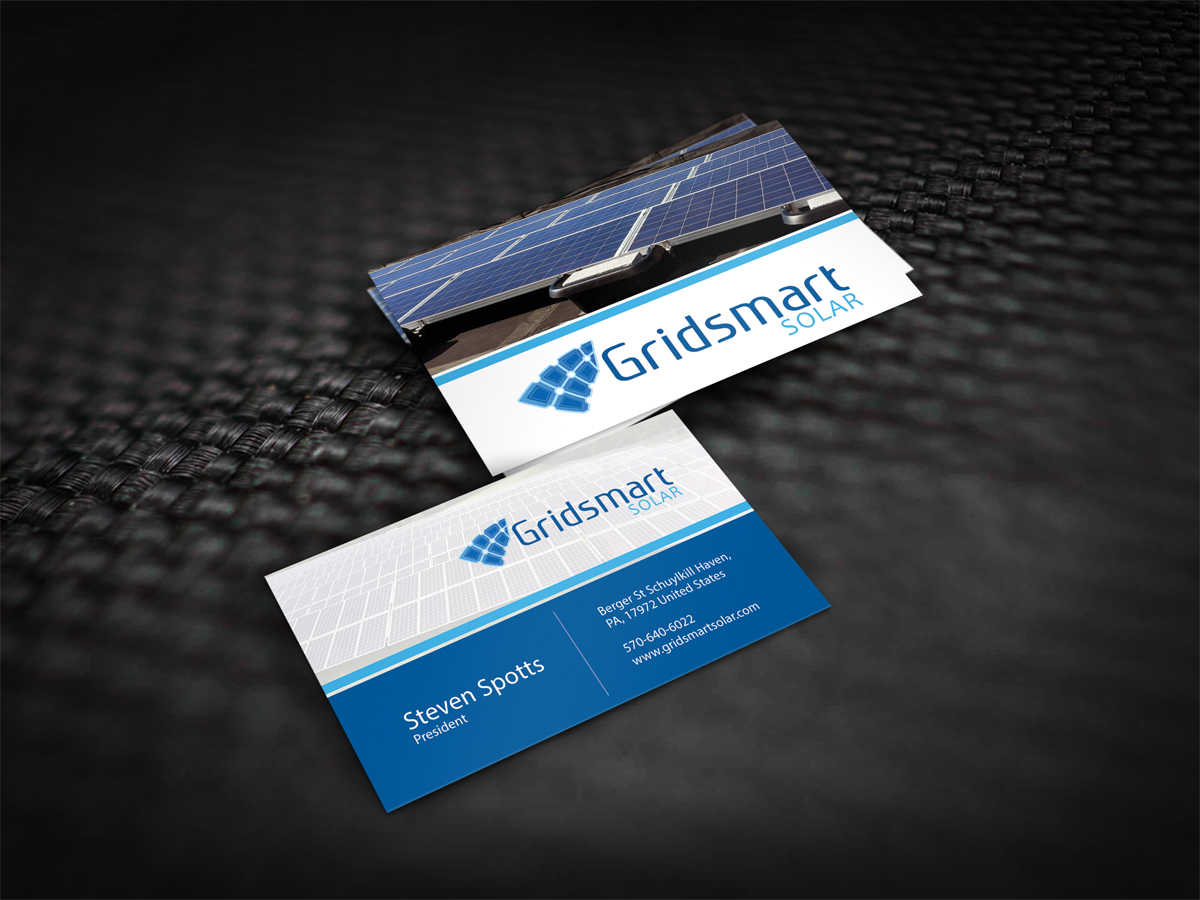 Business Card Design by diRtY.EMM for Gridsmart Solar | Design #4529180