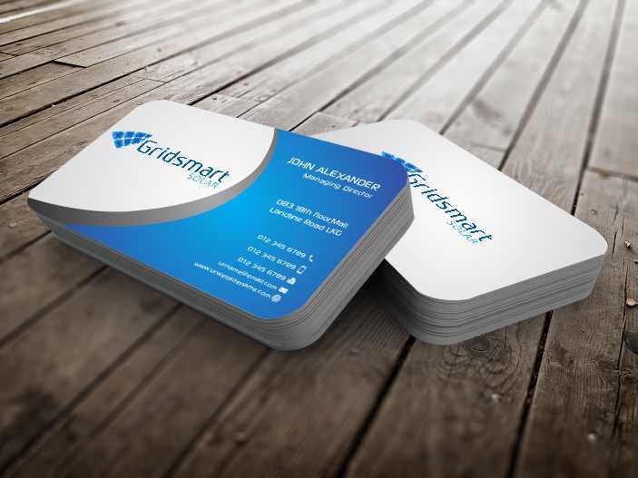 Business Card Design by szabist for Gridsmart Solar | Design #4499287