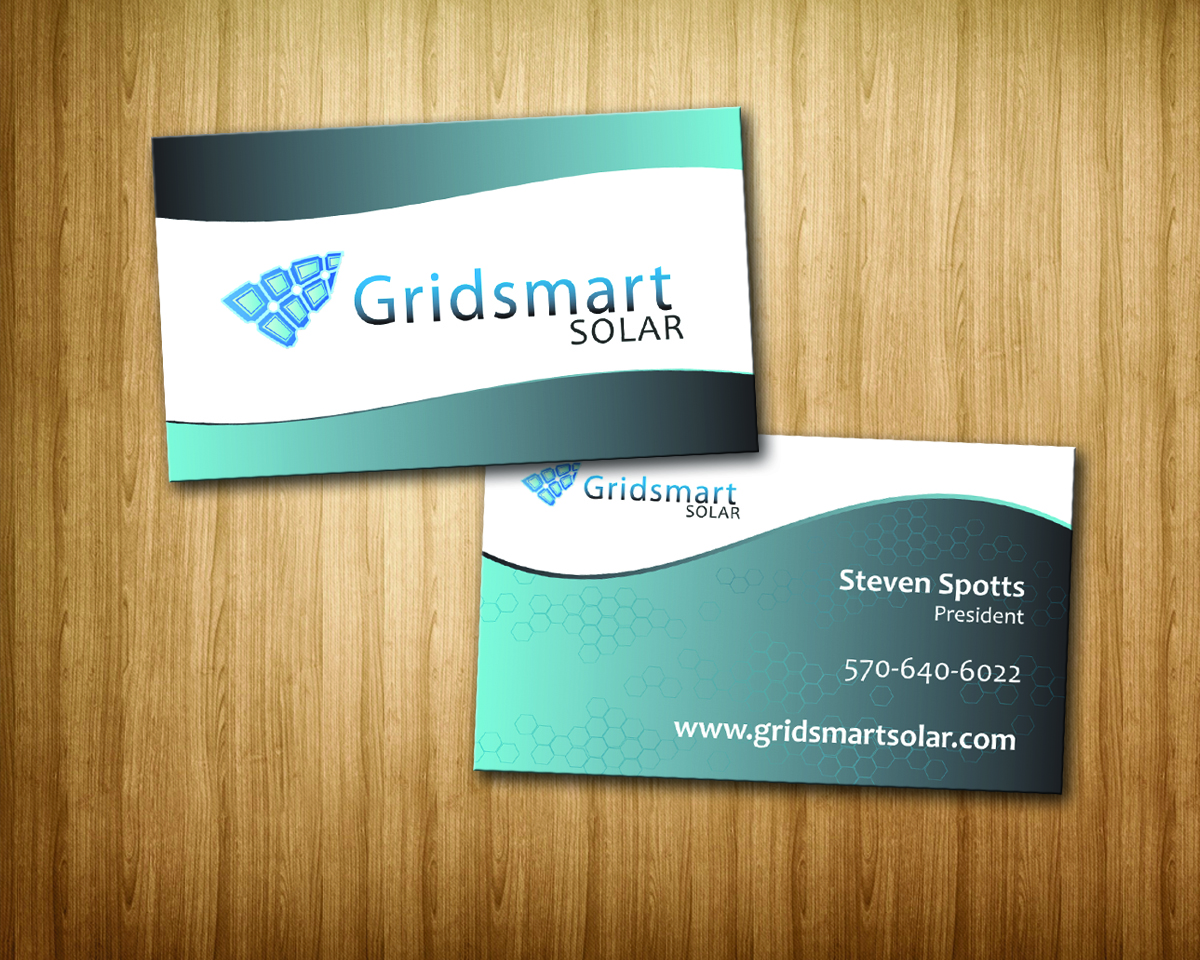 Business Card Design by wall-jamboree for Gridsmart Solar | Design #4494428