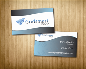Business Card Design by wall-jamboree for Gridsmart Solar | Design: #4494428