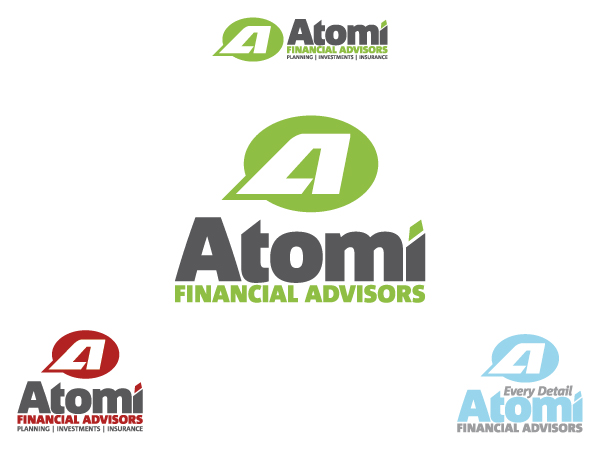 Logo Design by MIM design for Atomi Finanical Advisors | Design #1285232