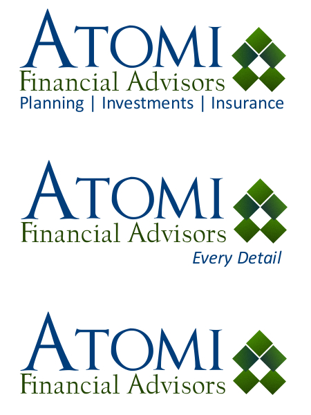 Logo Design by Allen H. for Atomi Finanical Advisors | Design #1314393