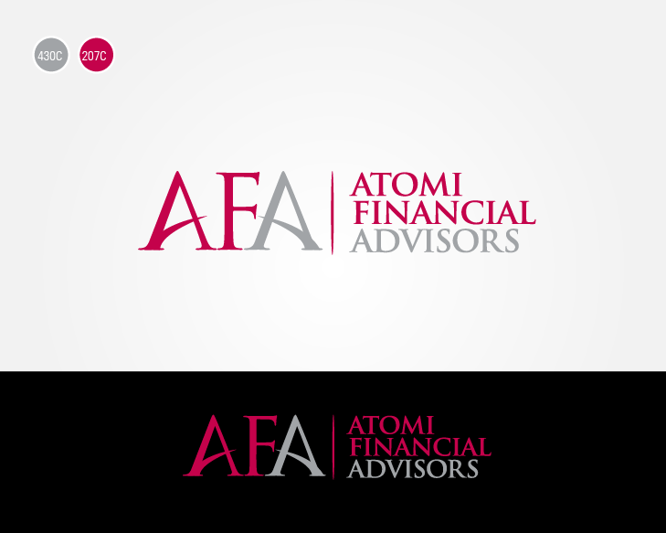 Logo Design by pantonemédia for Atomi Finanical Advisors | Design #1287696