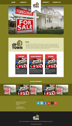 Web Design by DDD for UPTOWN | Design: #1307758