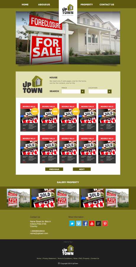 Diseño Web por DDD para UPTOWN | Diseño #1307776