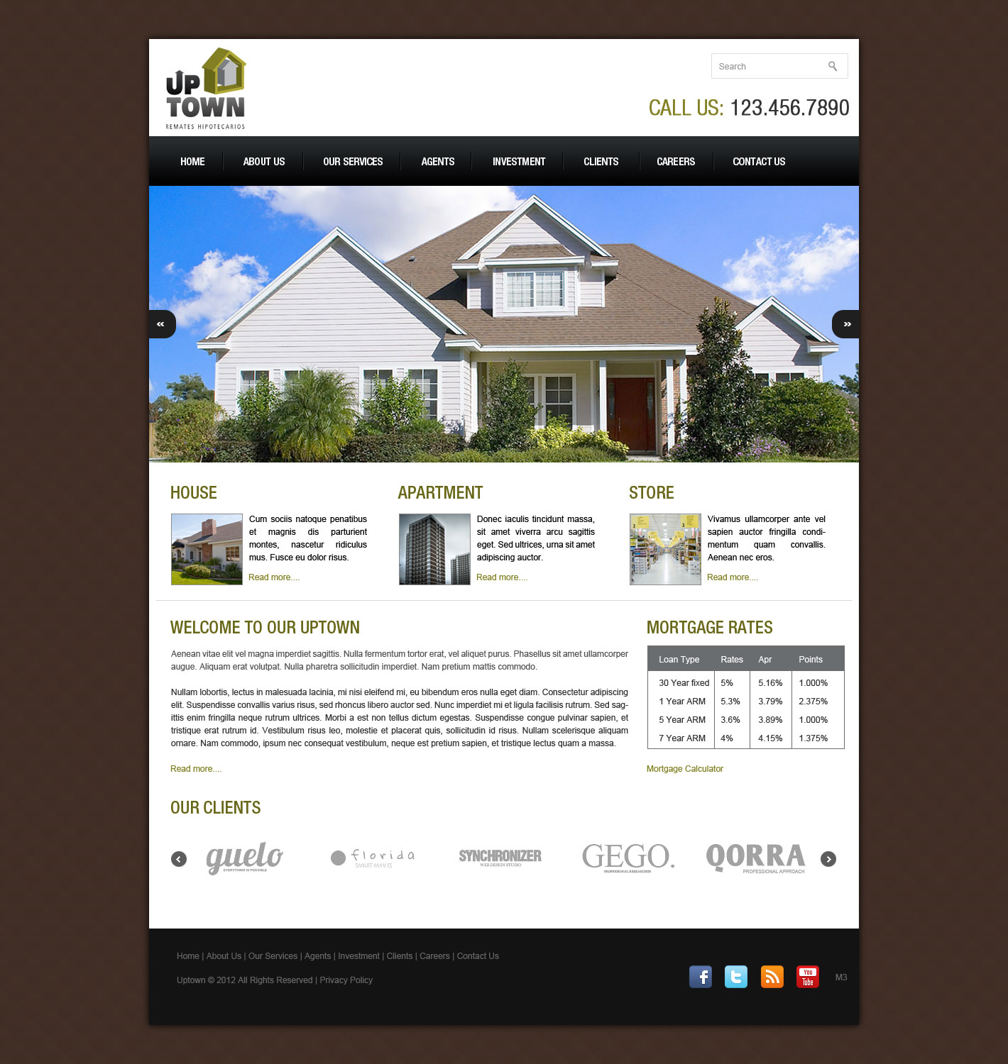 Web Design by pb for UPTOWN | Design #1282142