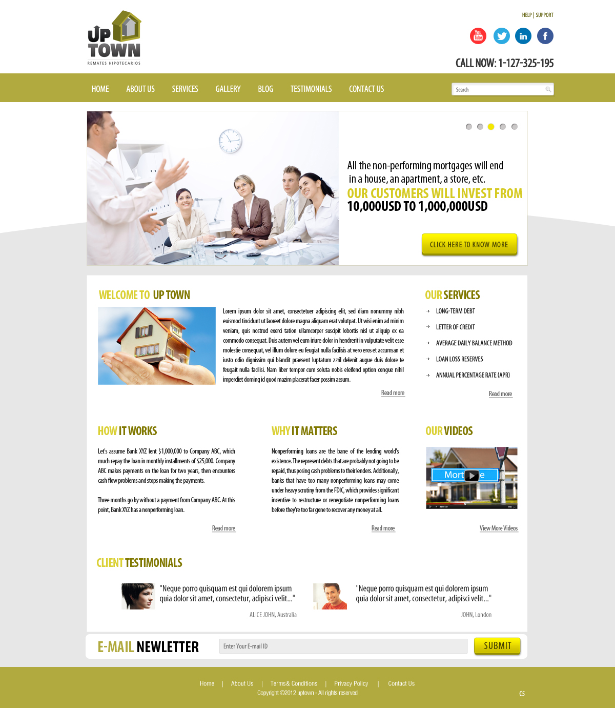 Web Design by pb for UPTOWN | Design #1284741