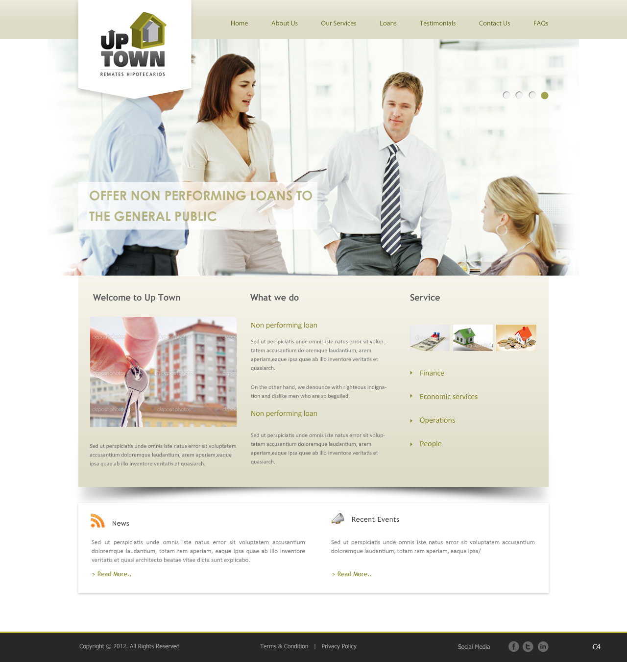 Web Design by pb for UPTOWN | Design #1284744