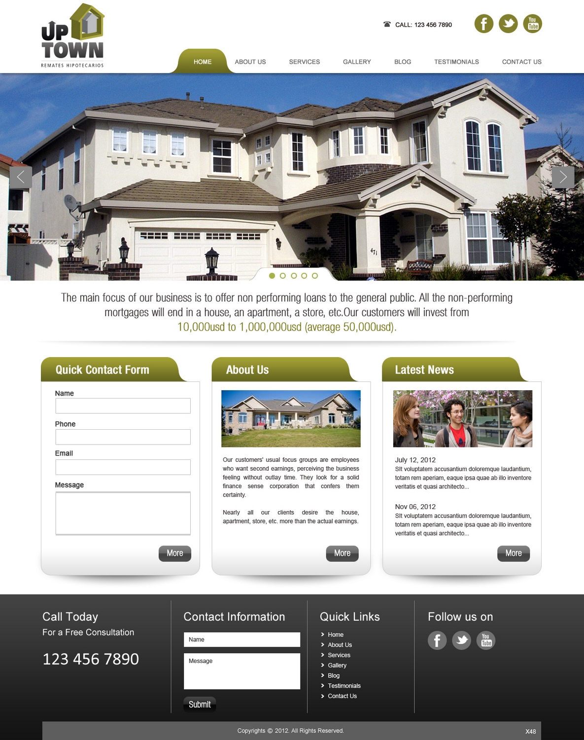 Web Design by pb for UPTOWN | Design #1284751