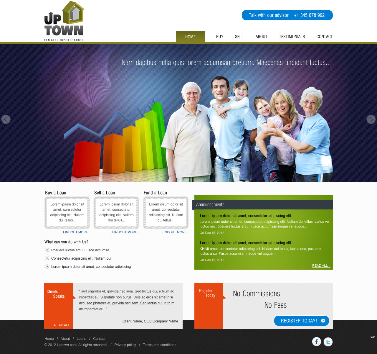 Web Design par pb pour UPTOWN | Design #1285976