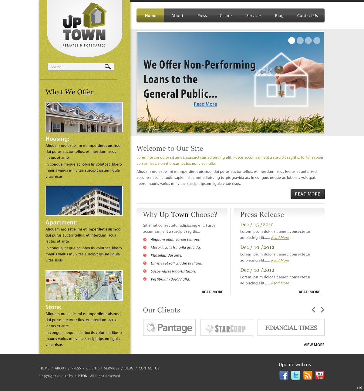 Web Design par pb pour UPTOWN | Design #1287530