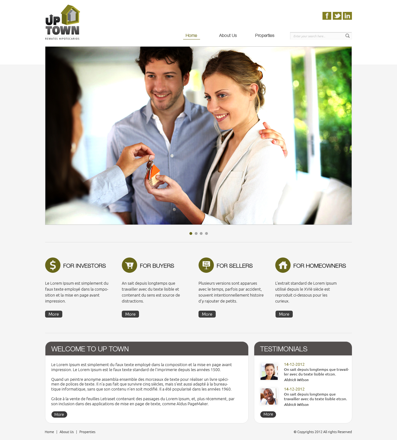 Web Design by OM for UPTOWN | Design #1289867
