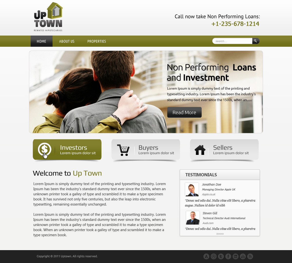 Web Design by OM for UPTOWN | Design #1290233