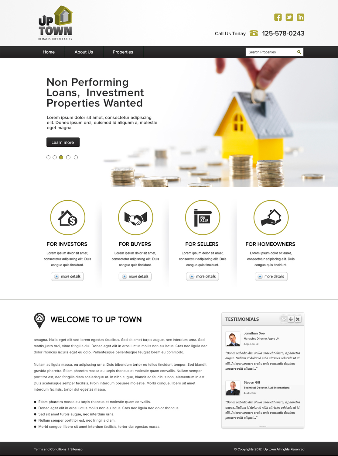 Web Design par OM pour UPTOWN | Design #1293181