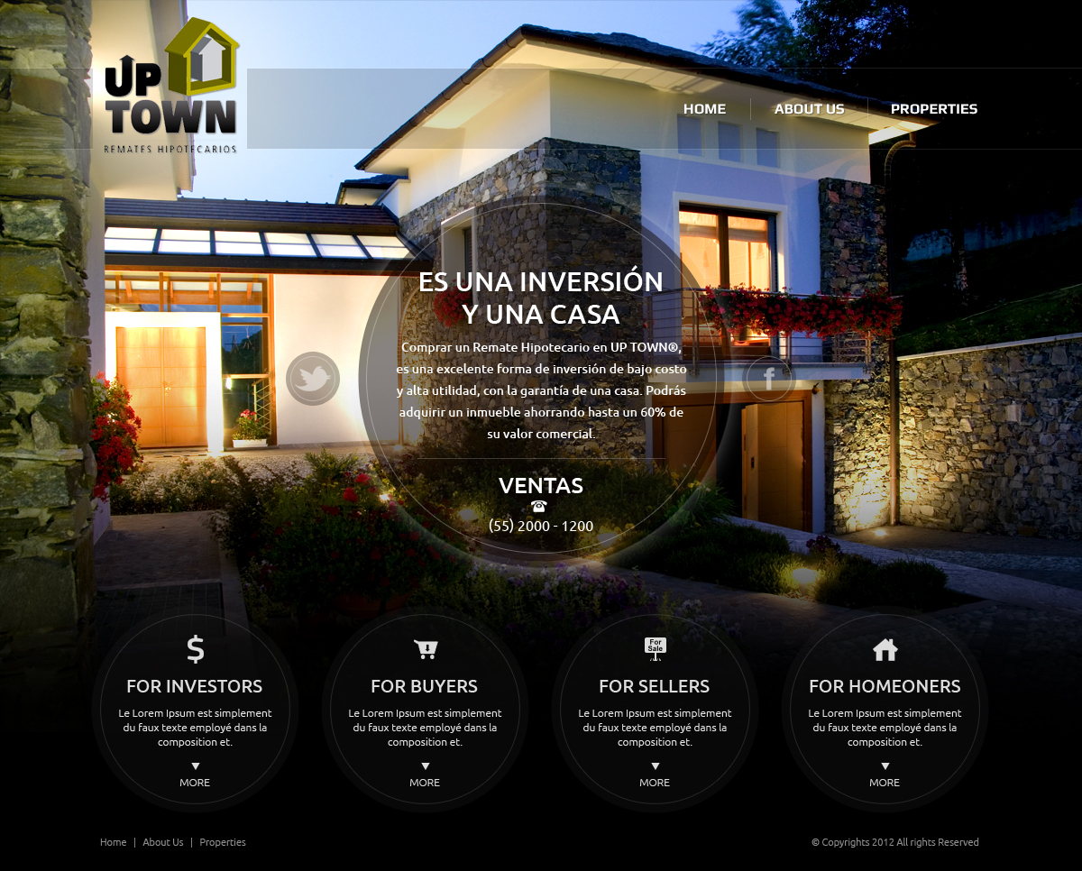 Web Design par OM pour UPTOWN | Design #1306663
