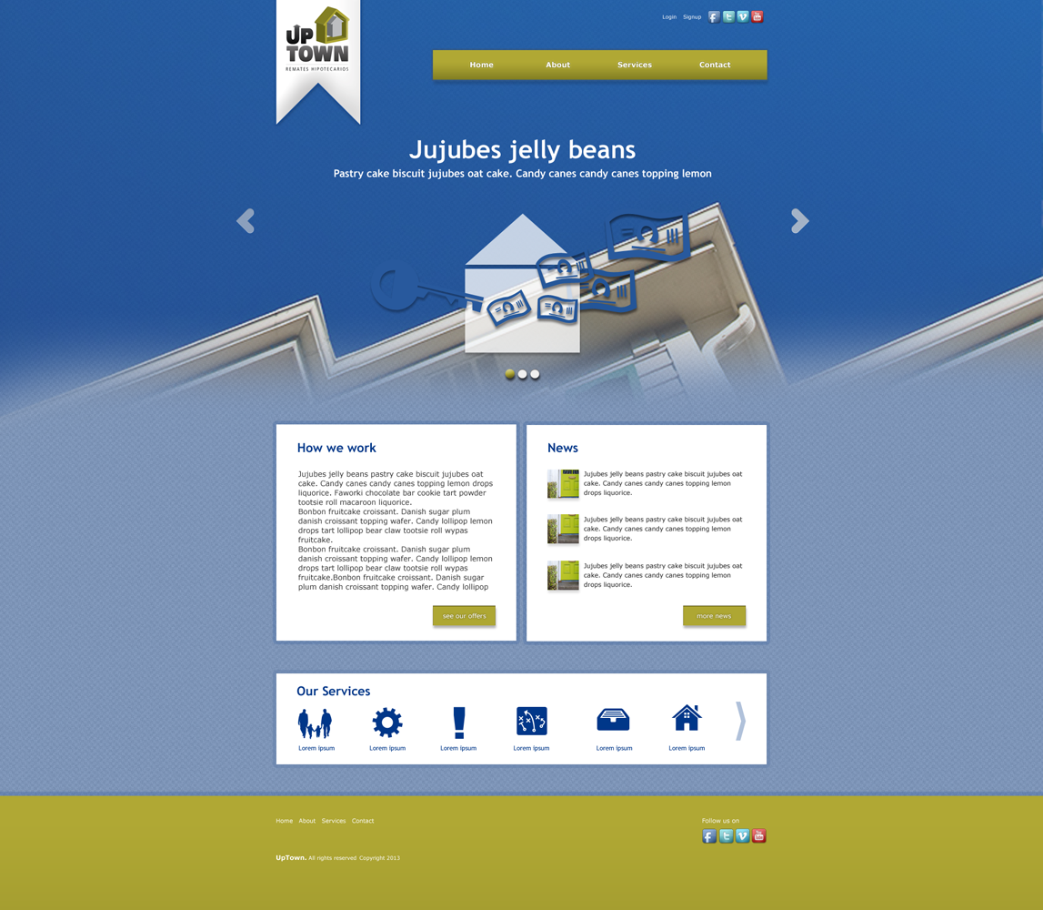 Web Design by Zoe  for UPTOWN | Design #1289220