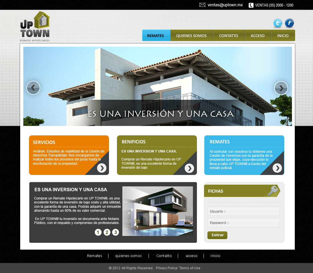 Web Design by CreativeDK for UPTOWN | Design #1302447