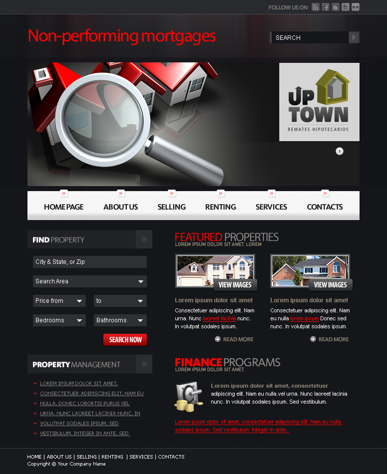 Web Design by sparkits for UPTOWN | Design #1316260