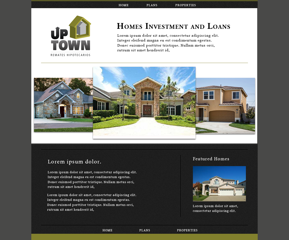 Web Design by Madskillz for UPTOWN | Design #1295433