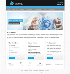 Web Design by Brajpal Freelance Website Designer for this project | Design: #4501011