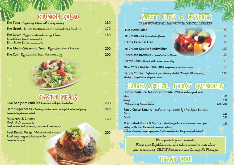 Menü-Design von supreme.kaur für Wow Thailand | Design #4543176