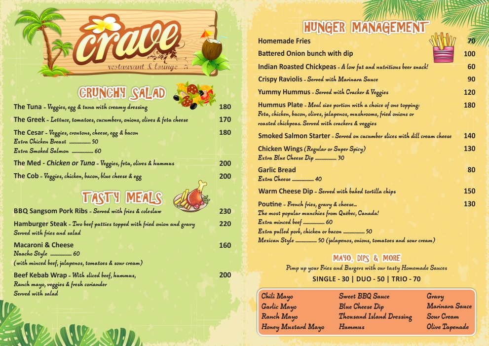 Menu Design by supreme.kaur for Wow Thailand | Design #4548921