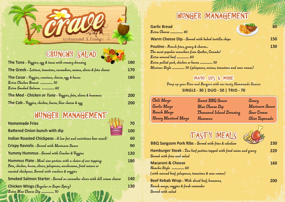 Menu Design by supreme.kaur for Wow Thailand | Design #4559805
